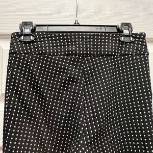 Used Black pants with white dots.